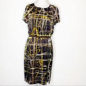 Peter Som silk printed dress